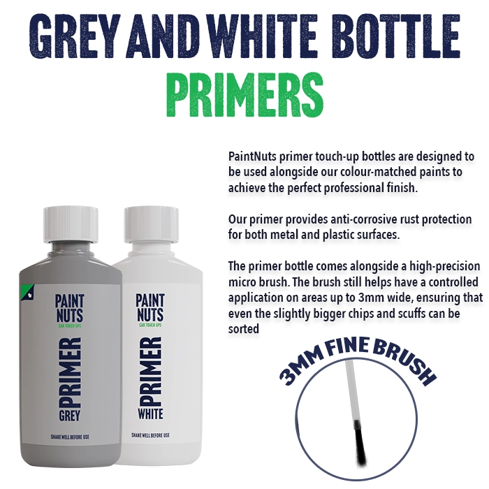 PaintNuts White Primer Touch Up Bottle